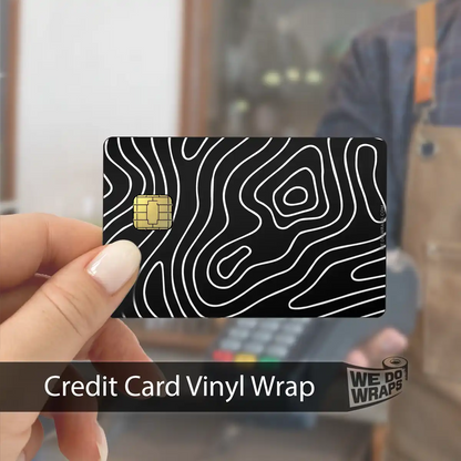 Topography Camo | NFC Key Card Wrap - Tesla Emblems