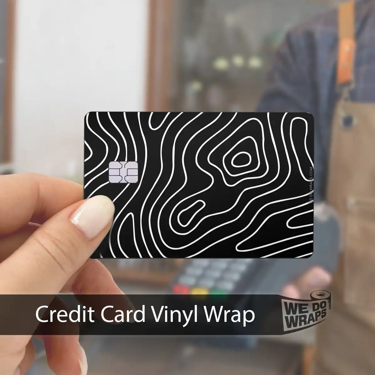 Topography Camo | NFC Key Card Wrap - Tesla Emblems
