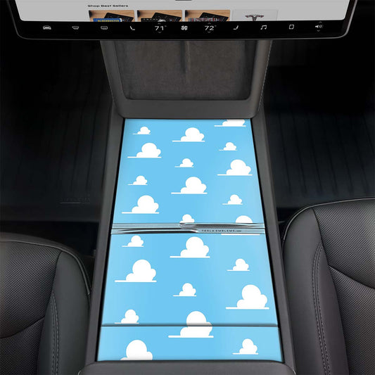Toy Clouds | Tesla Center Console Wrap Kit | Model Y 2026 - Tesla Emblems