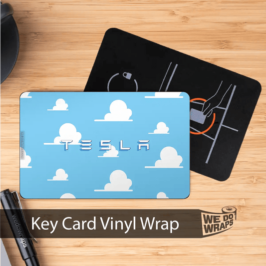 Toy Clouds | NFC Key Card Wrap - Tesla Emblems