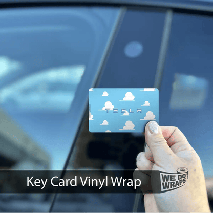 Toy Clouds | NFC Key Card Wrap - Tesla Emblems