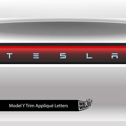Toy Clouds Tesla Emblem Decals (Front + Back) | Model Y - Tesla Emblems