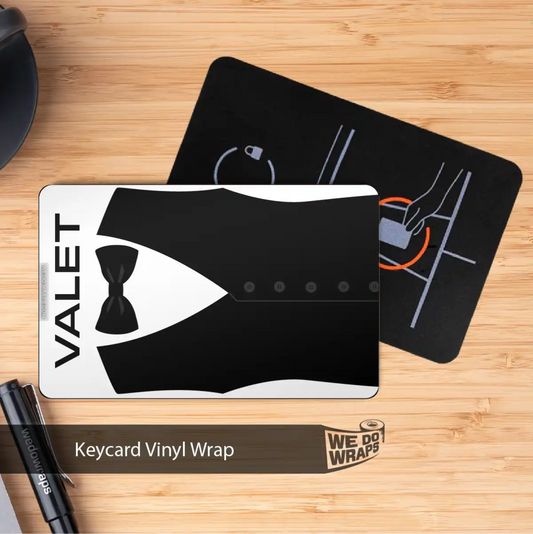 Valet Tesla Keycard Decal - Tesla Emblems