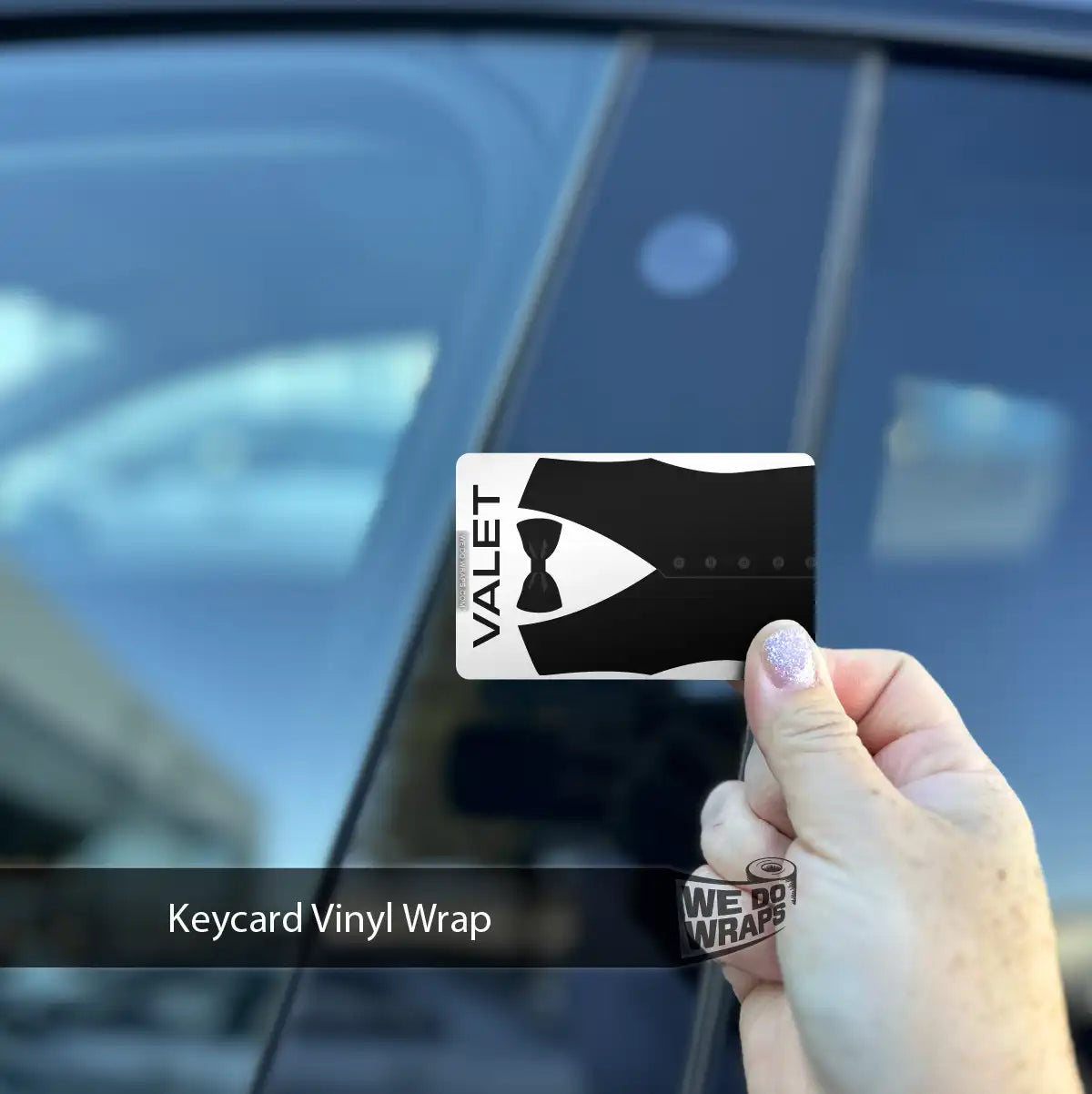 Valet Tesla Keycard Decal - Tesla Emblems