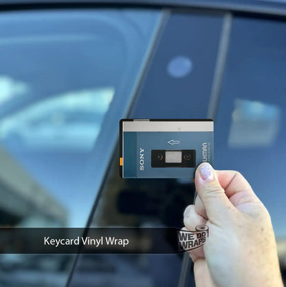 Walkman Tesla Keycard Decal - Tesla Emblems