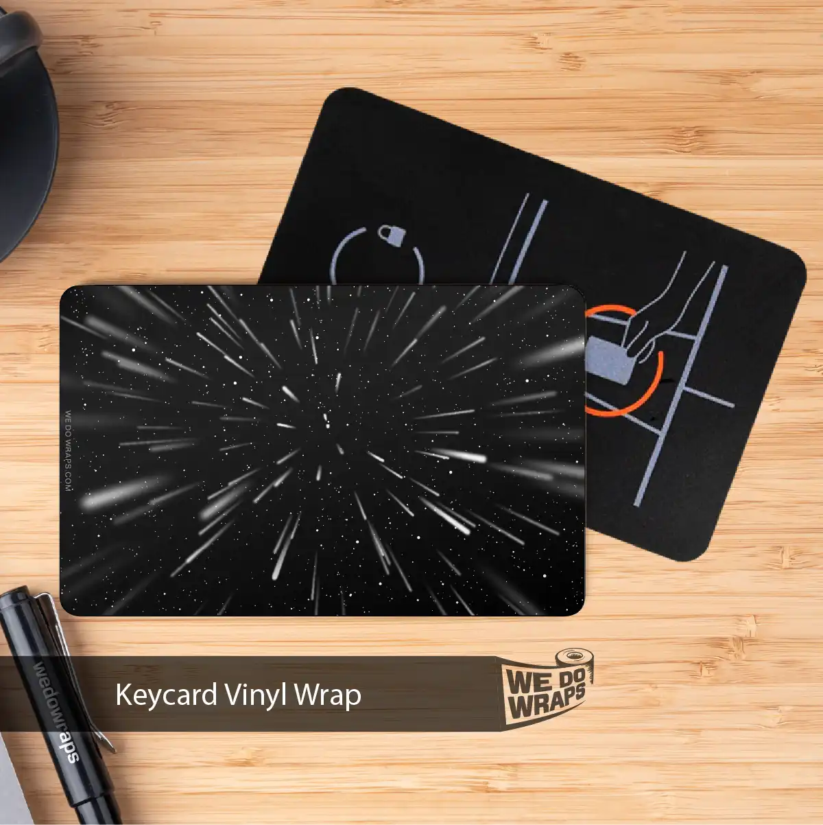Warp Drive Tesla Keycard Decal - Tesla Emblems