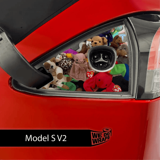 Where I Store My Beanie Babies Tesla Charge Port Wrap | Model S - Tesla Emblems