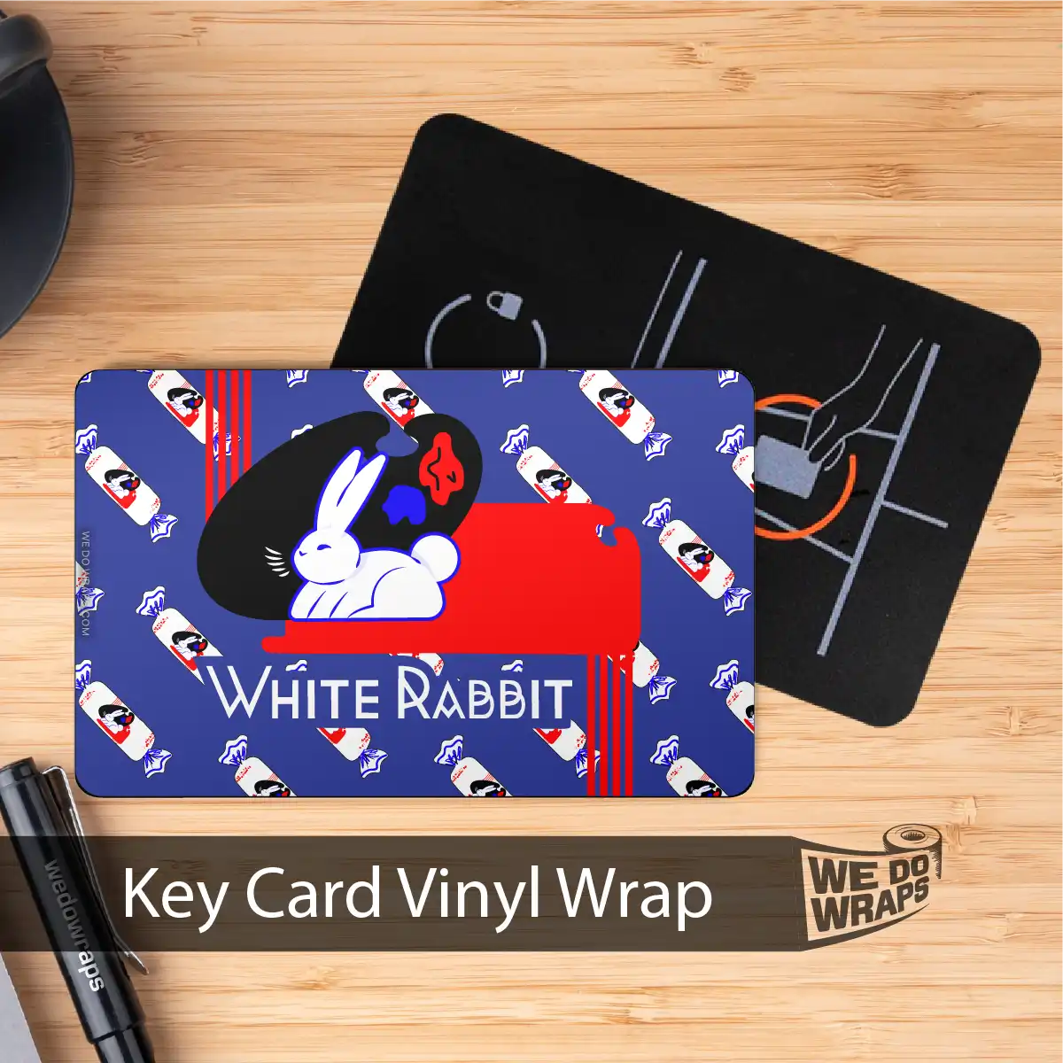 White Rabbit | NFC Key Card Wrap - Tesla Emblems