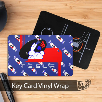White Rabbit | NFC Key Card Wrap - Tesla Emblems