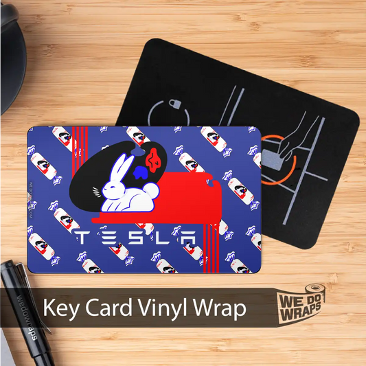 White Rabbit | NFC Key Card Wrap - Tesla Emblems