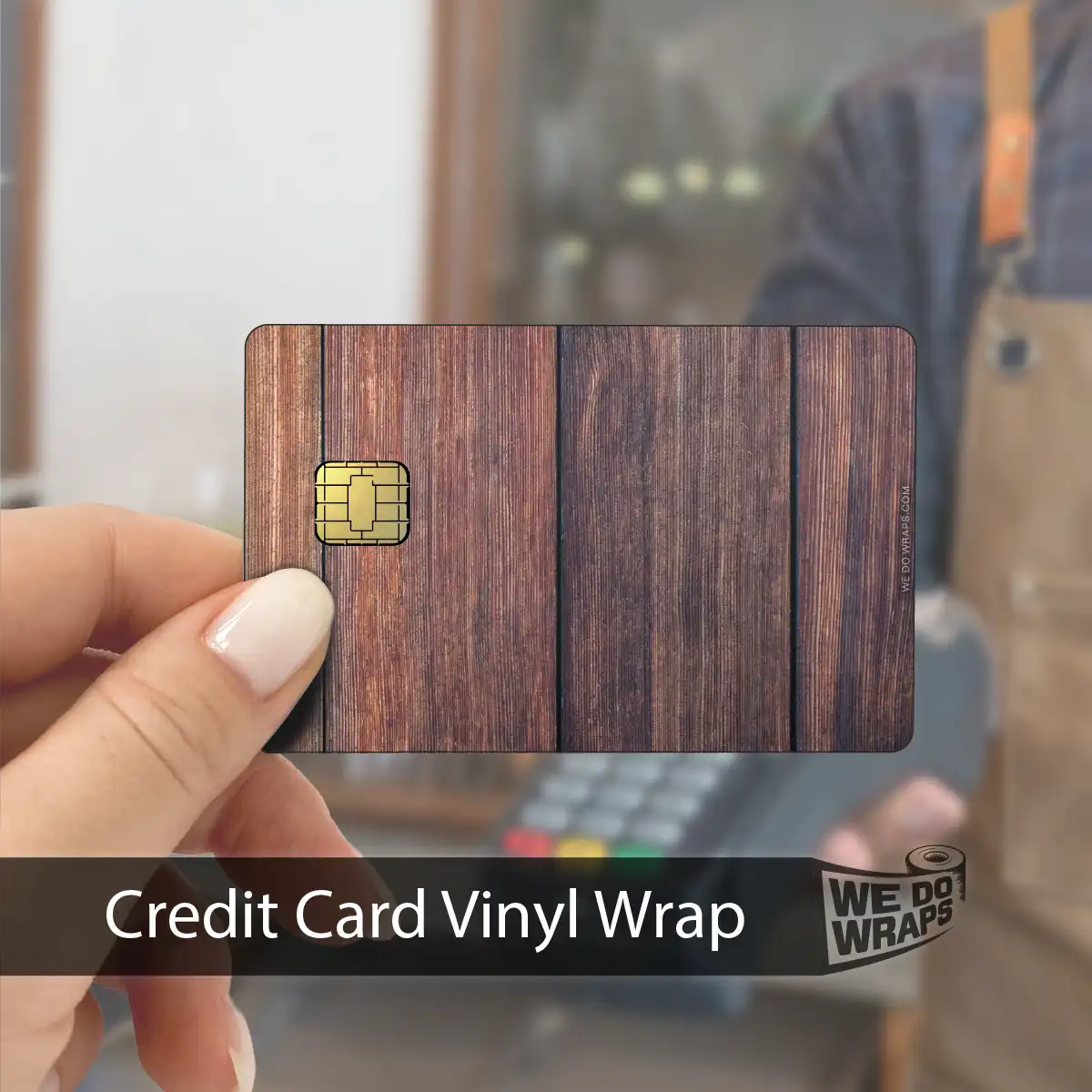 Wood Paneling | NFC Key Card Wrap - Tesla Emblems