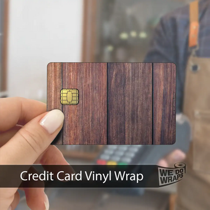 Wood Paneling | NFC Key Card Wrap - Tesla Emblems