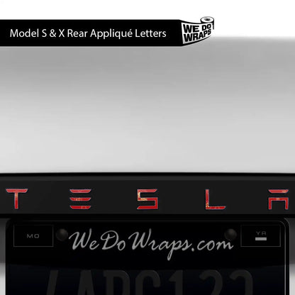 Year of the Horse Tesla Emblem Decals (Front + Back) | Model S - Tesla Emblems