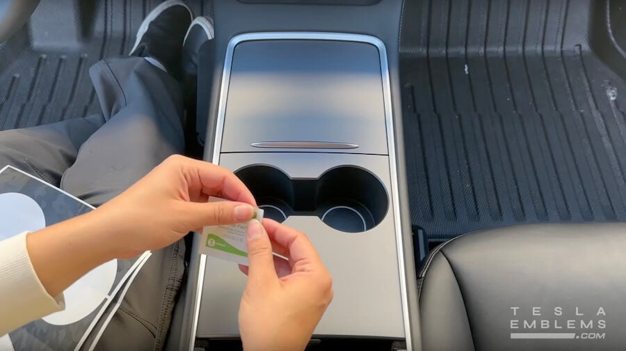 Load video: Installation Video for Tesla Center Console Decals