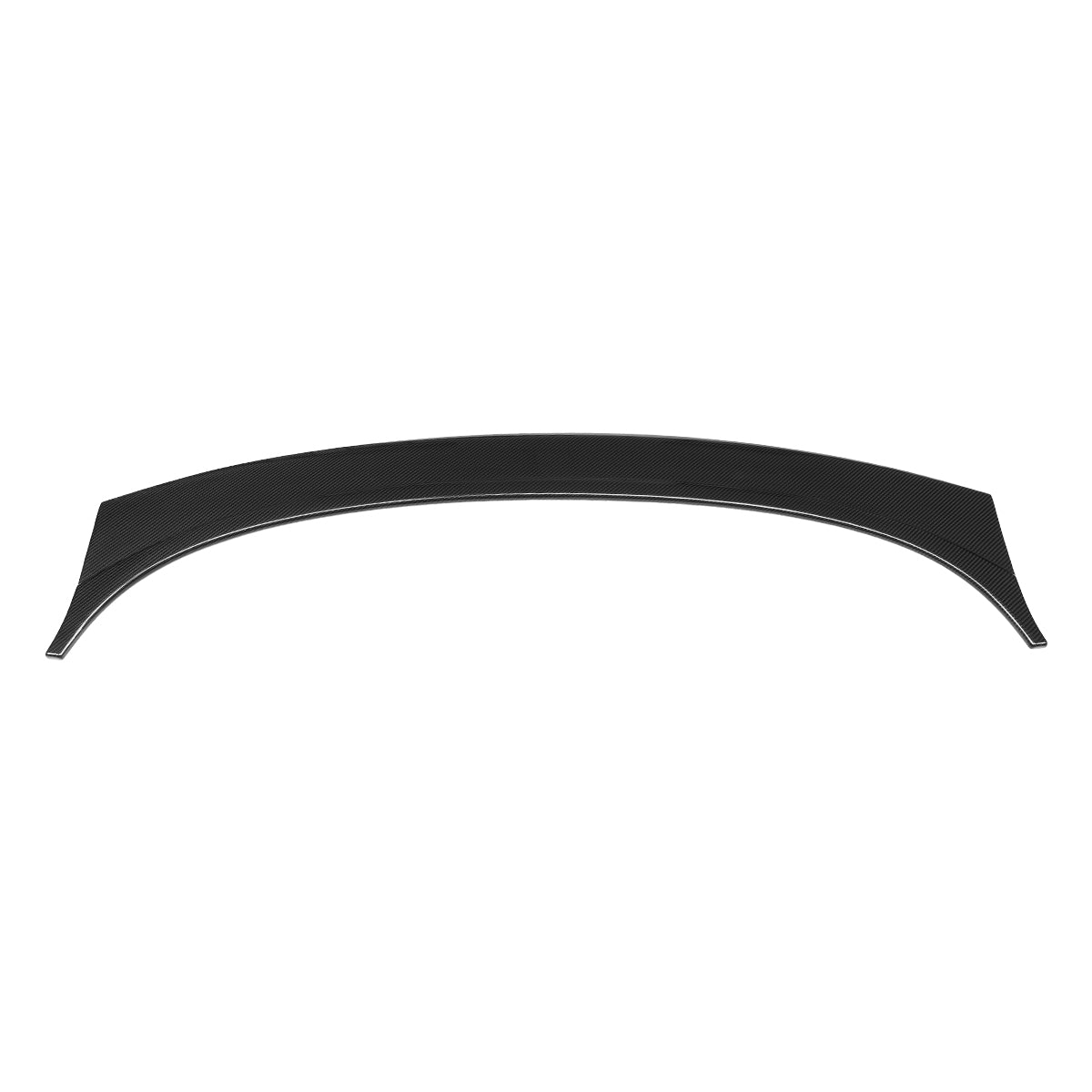 2024+ Tesla Model 3 "Highland" - Matte Carbon Fiber Upper Dash Cover - Tesla Emblems