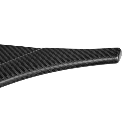 2024+ Tesla Model 3 "Highland" - Matte Carbon Fiber Upper Dash Cover - Tesla Emblems