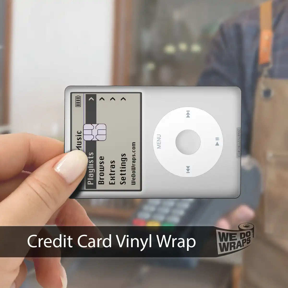 iPod | NFC Key Card Wrap - Tesla Emblems