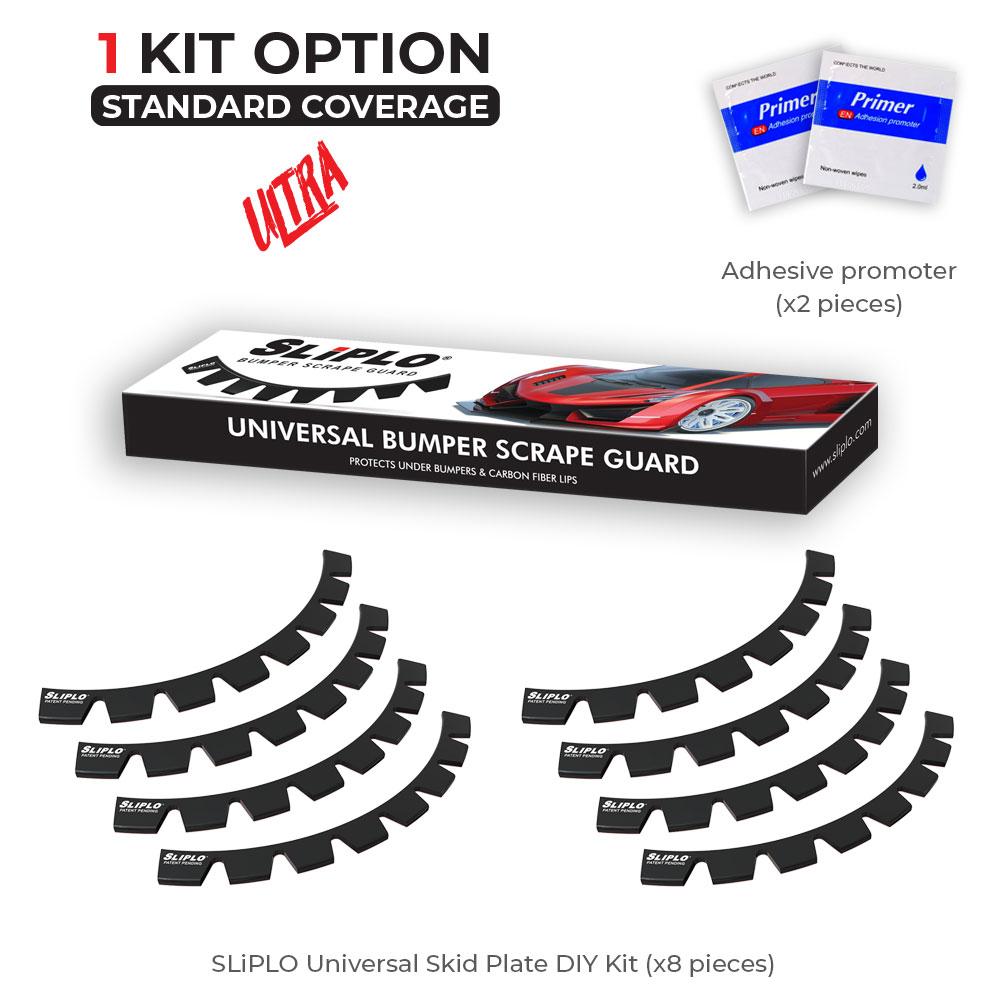 SLiPLO ULTRA Universal Bumper Scrape Guard DIY Kit (Upgraded Version) - Tesla Emblems