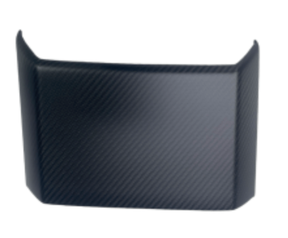 Tesla Cybertruck - Dry Carbon Fiber Rear Display Upper Cover - Tesla Emblems