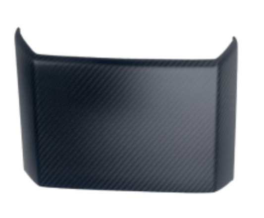 Tesla Cybertruck - Dry Carbon Fiber Rear Display Upper Cover - Tesla Emblems