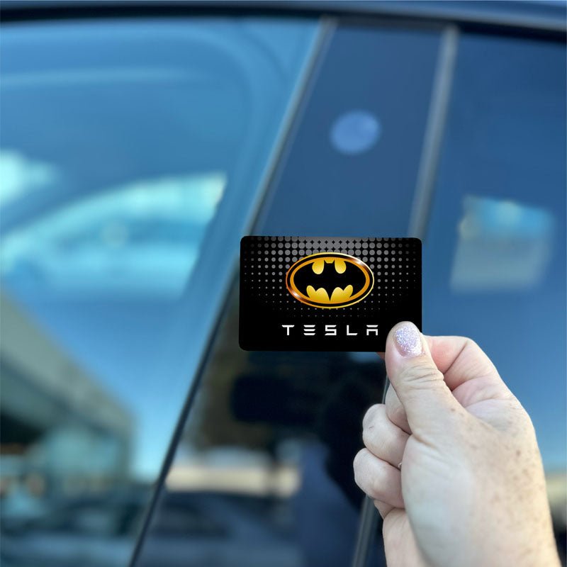 Batman Tesla Keycard Decal - Tesla Emblems