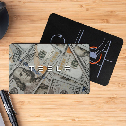 Benjamins Tesla Keycard Decal - Tesla Emblems