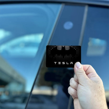 Dark Knight Tesla Keycard Decal - Tesla Emblems