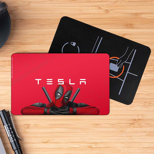 Deadpool Tesla Keycard Decal - Tesla Emblems