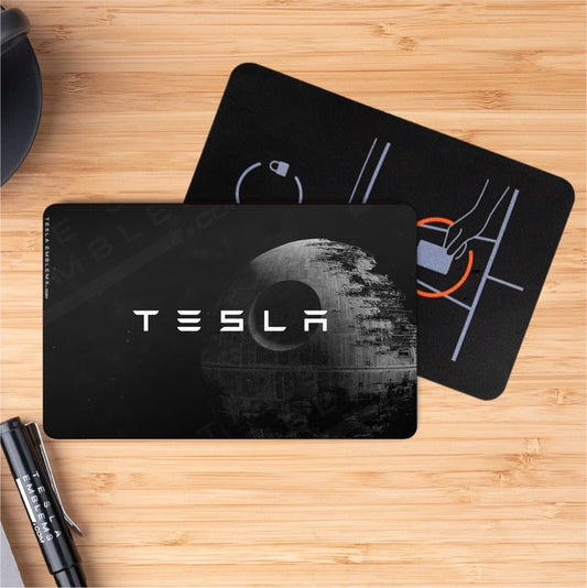 Death Star Tesla Keycard Decal - Tesla Emblems