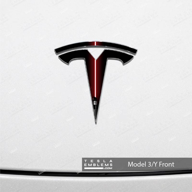 TESLA Metal Gloss and Matte OEM Emblems Logo for Model 3 & Model Y