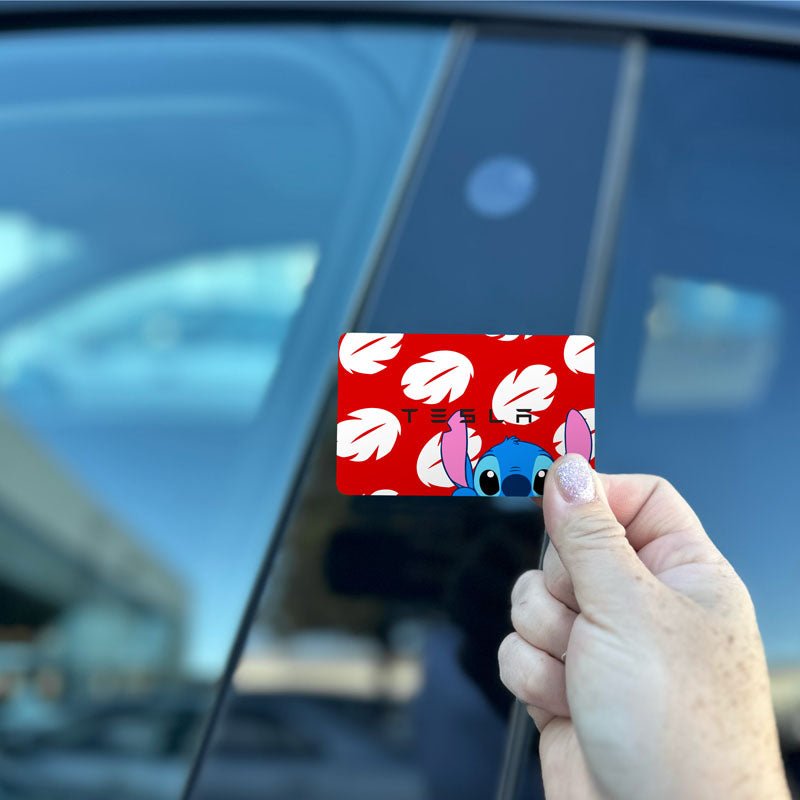 Lilo & Stitch Tesla Keycard Decal - Tesla Emblems