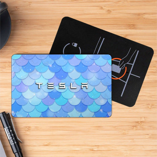 Merboy Tesla Keycard Decal - Tesla Emblems