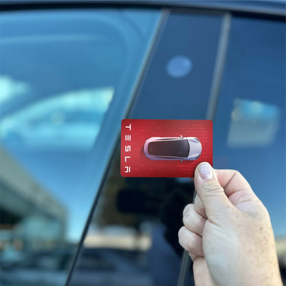 Model 3 Love Tesla Keycard Decal - Tesla Emblems