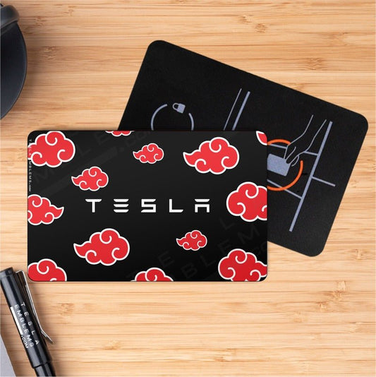 Naruto Akatsuki Tesla Keycard Decal - Tesla Emblems