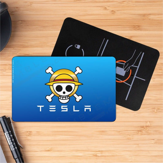One Piece Tesla Keycard Decal - Tesla Emblems