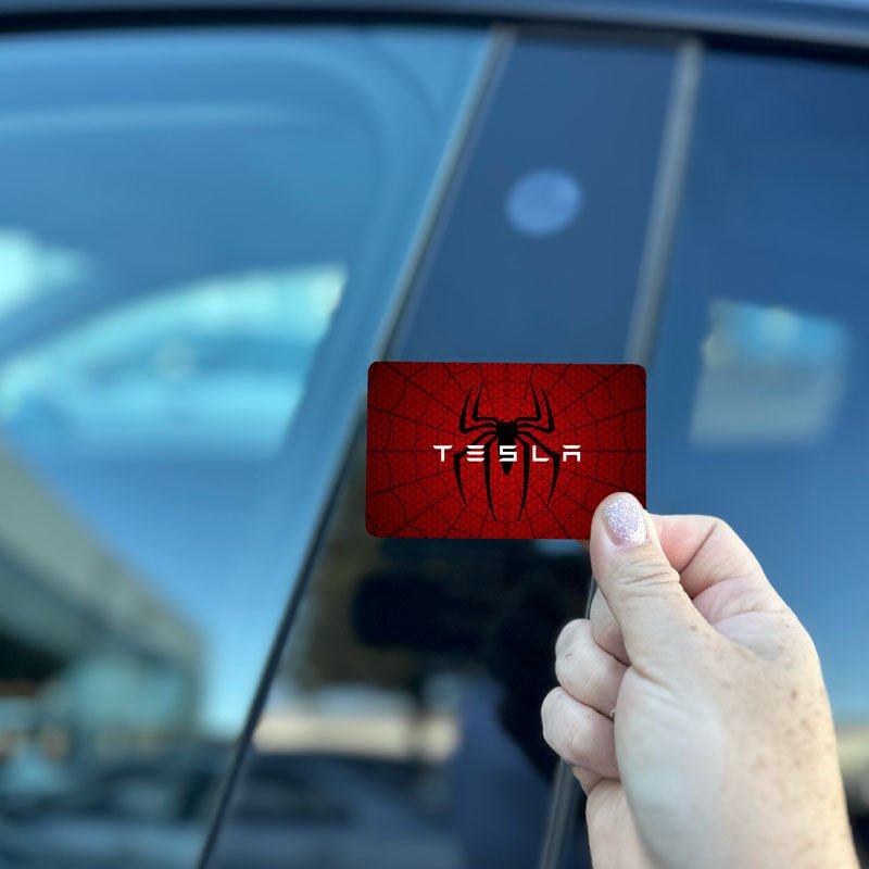 Spider-Man Tesla Keycard Decal - Tesla Emblems