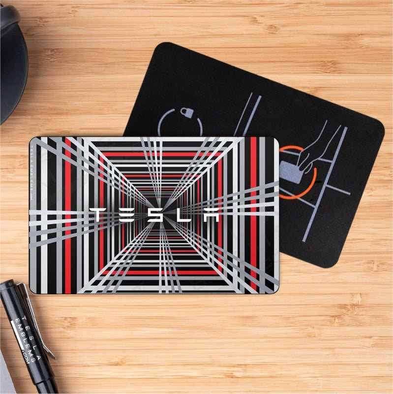 Tesla Key Card Sticker Tesla Plaid Tesla Keycard Decal – Tesla Emblems